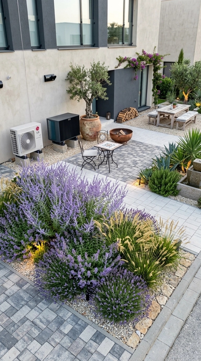 Landscape design in Mediterranean Yard style — Yard by GenRoom AI