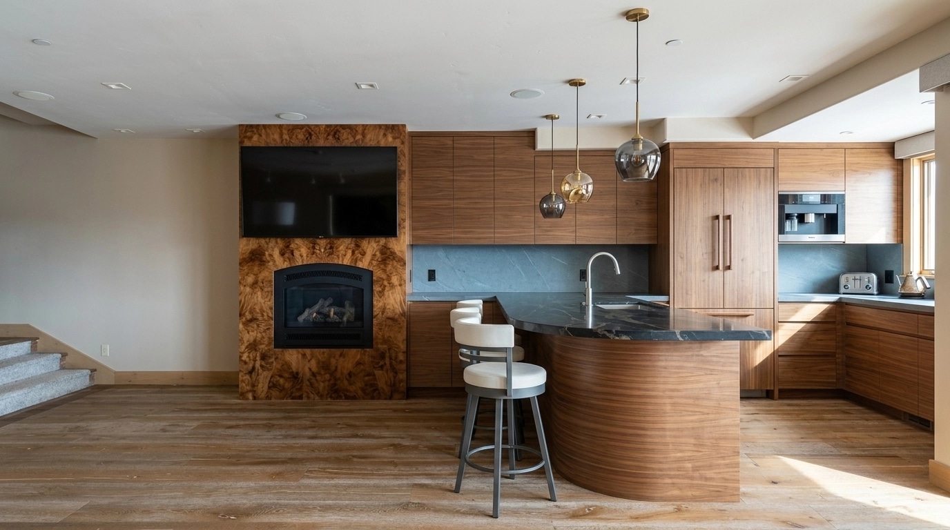 Interior design in Contemporary style — Kitchen by GenRoom AI