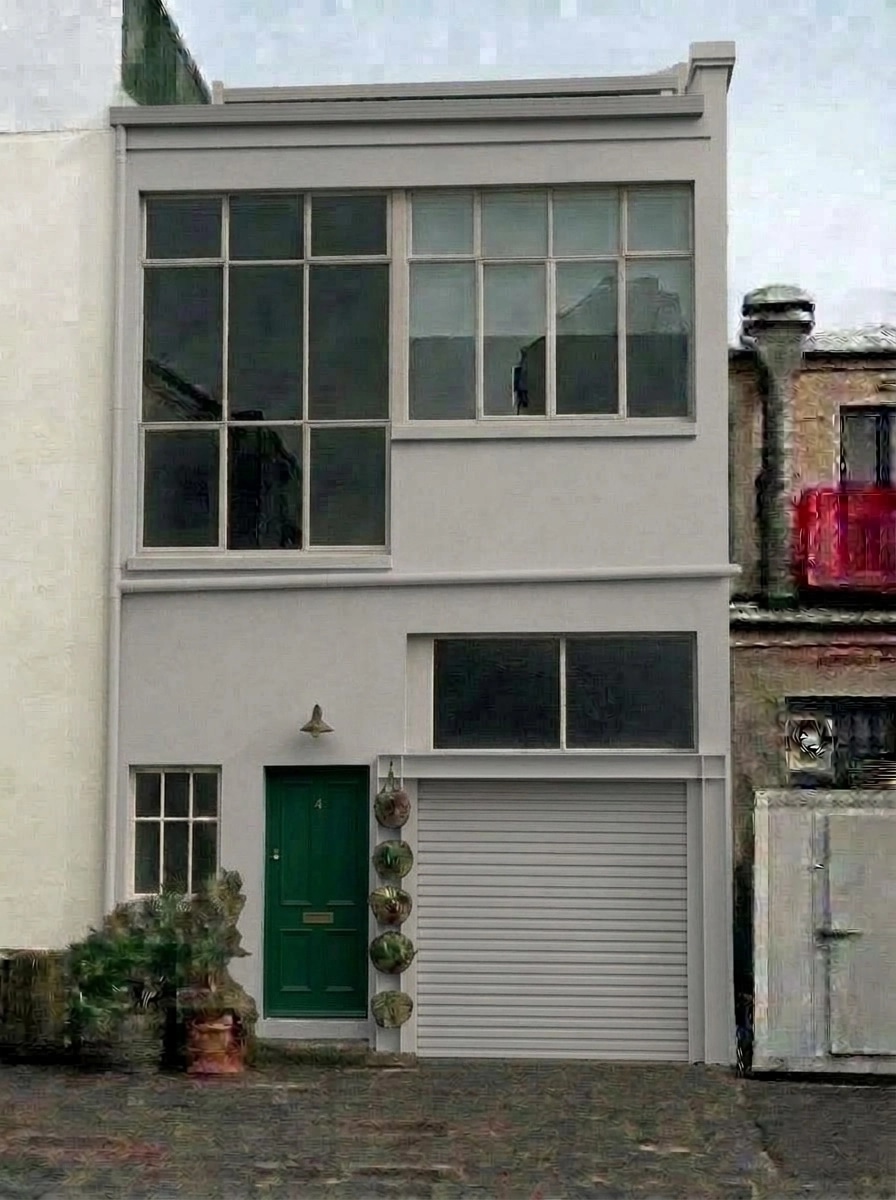 Facade design in Loft Facade style — Facade by GenRoom AI