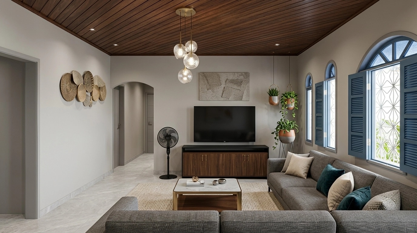 Interior design in Contemporary style — Living Room by GenRoom AI