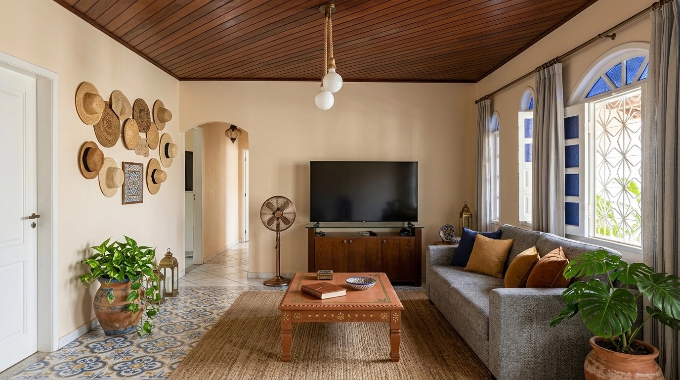 Interior design in Mediterranean style — Living Room by GenRoom AI