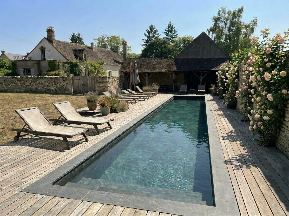 Yard design in no_style style — photo by GenRoom AI
