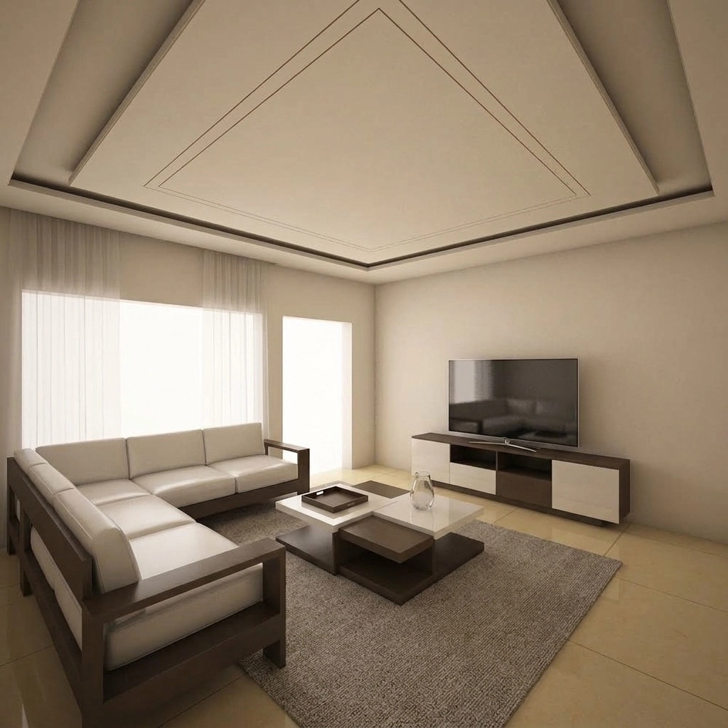 Interior design in Contemporary style — Living Room by GenRoom AI