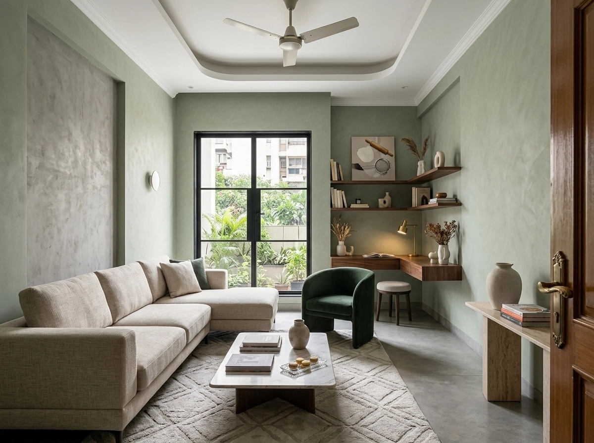 Interior design in Contemporary style — Living Room by GenRoom AI