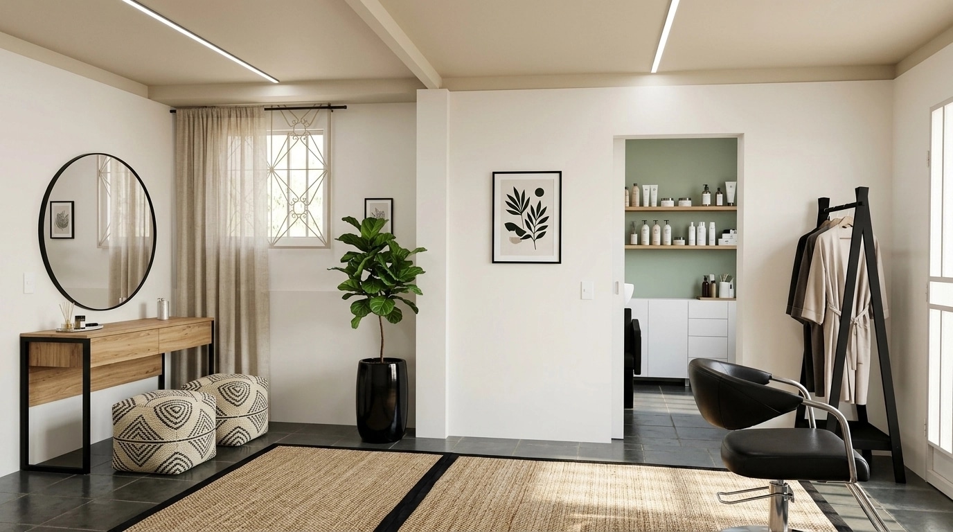 Interior design in Contemporary style — beauty_salon by GenRoom AI
