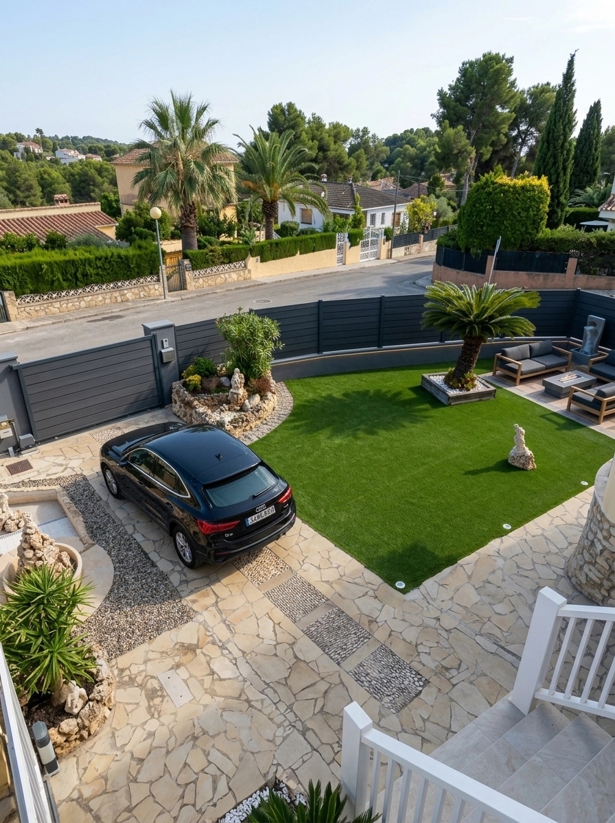 Landscape design in Contemporary Yard style — Yard by GenRoom AI