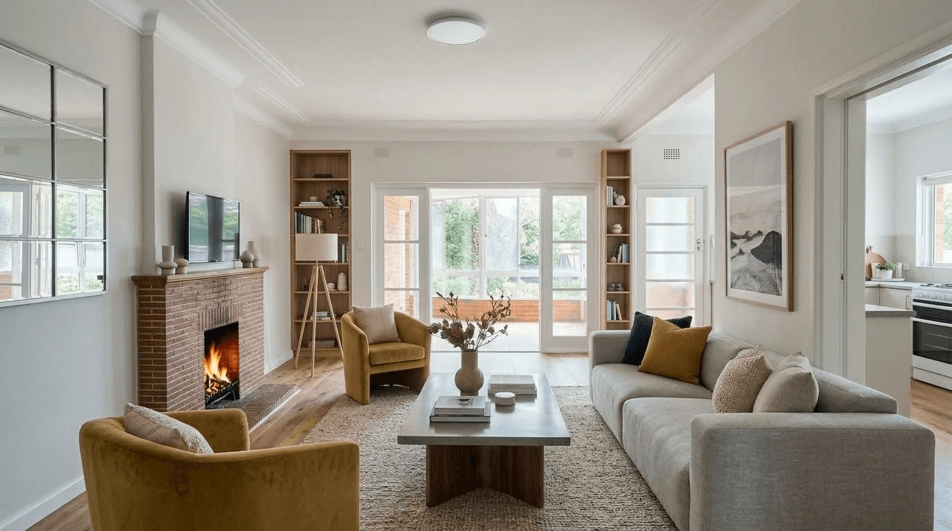 Interior design in Contemporary style — Living Room by GenRoom AI