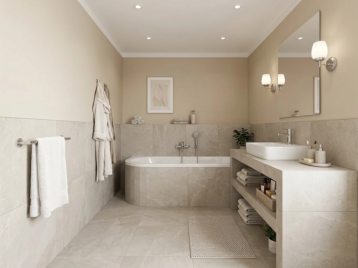 Bathroom interior in no_style style — photo by GenRoom AI