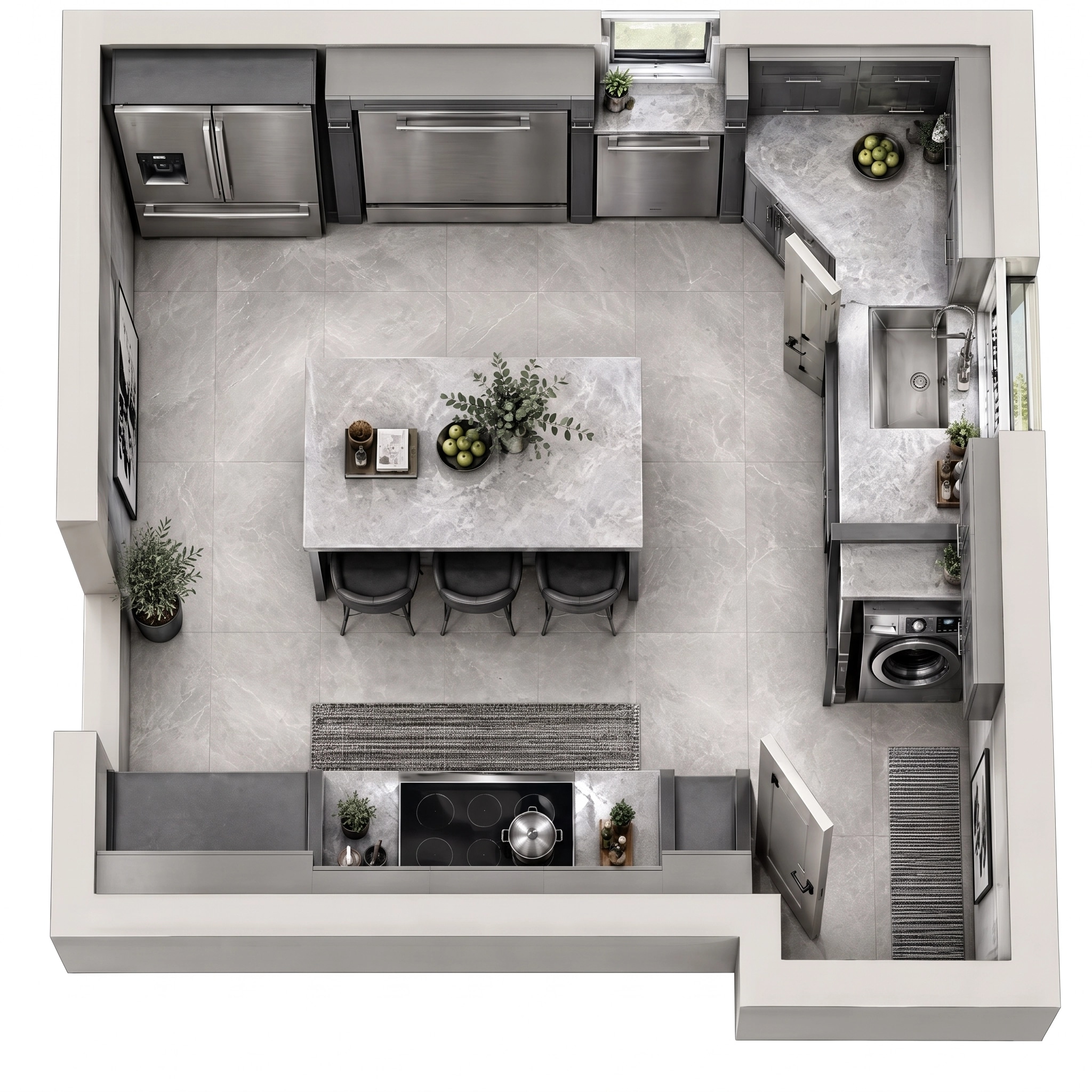 Interior design in Contemporary style — Living Room by GenRoom AI