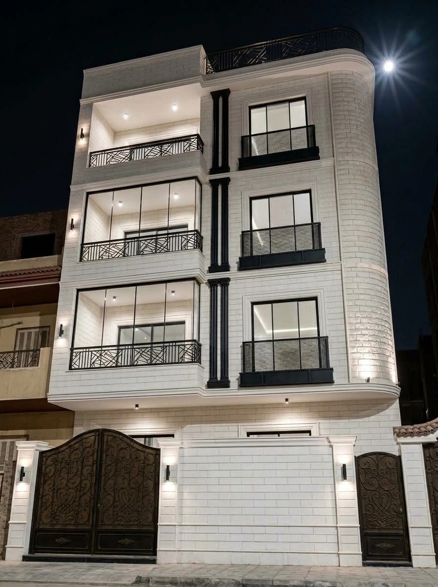 Minimalist Facade Facade design — facade photo by GenRoom AI