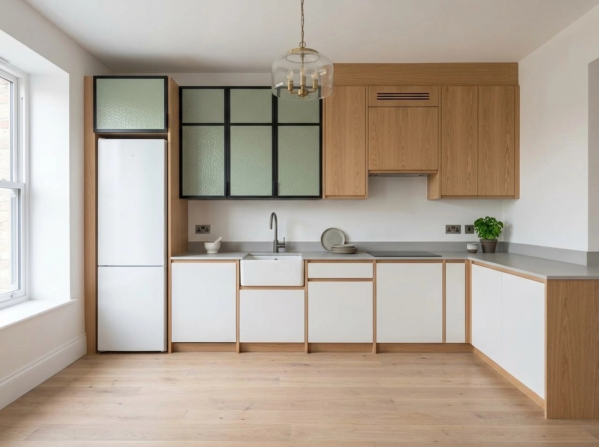 Kitchen interior in Scandinavian style — photo by GenRoom AI