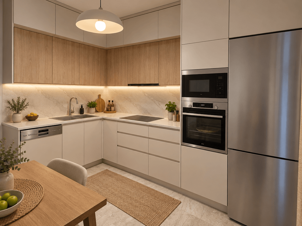 Interior design in Minimalism style — Kitchen by GenRoom AI