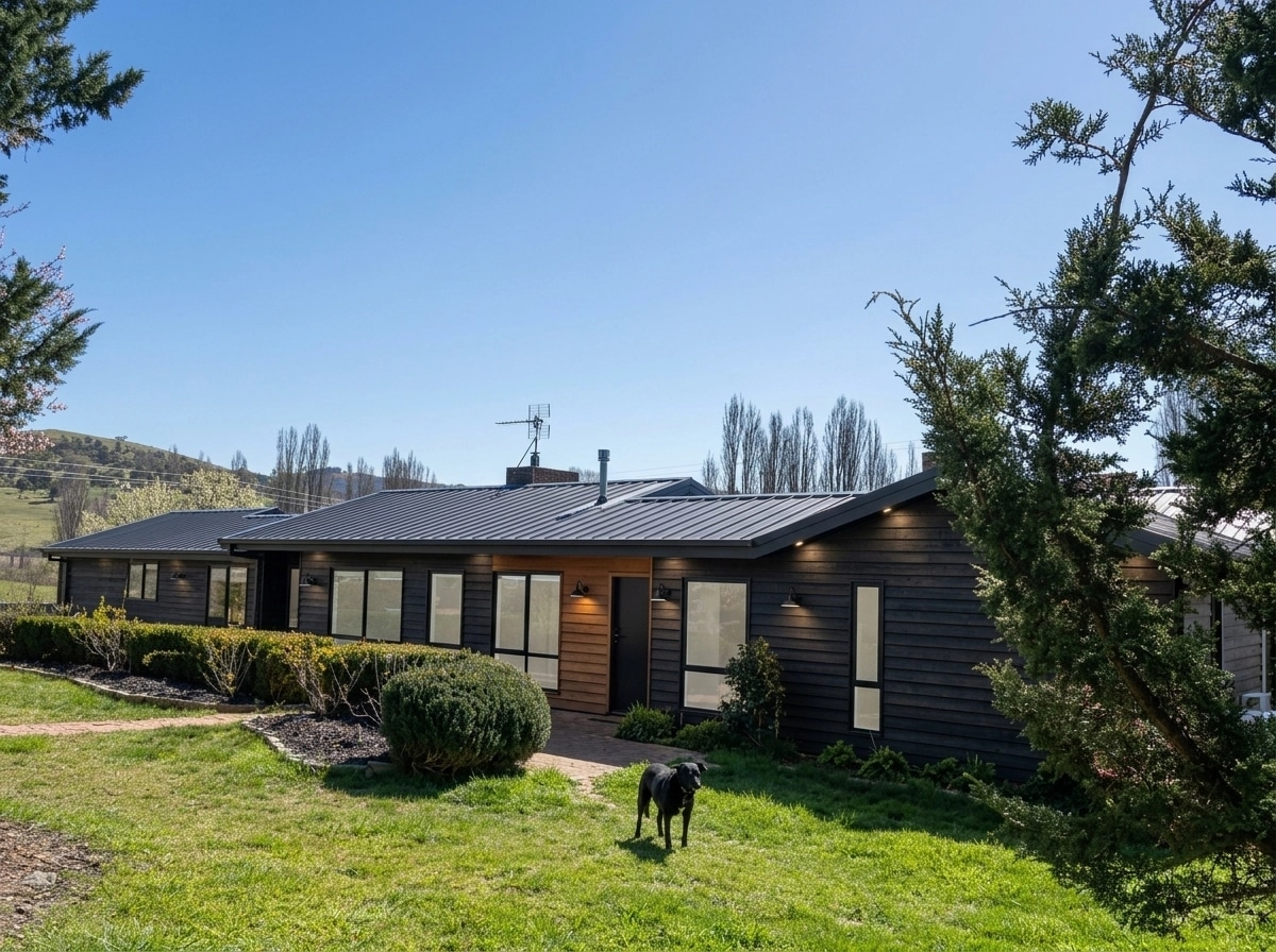 Facade design in Barnhouse Facade style — Facade by GenRoom AI