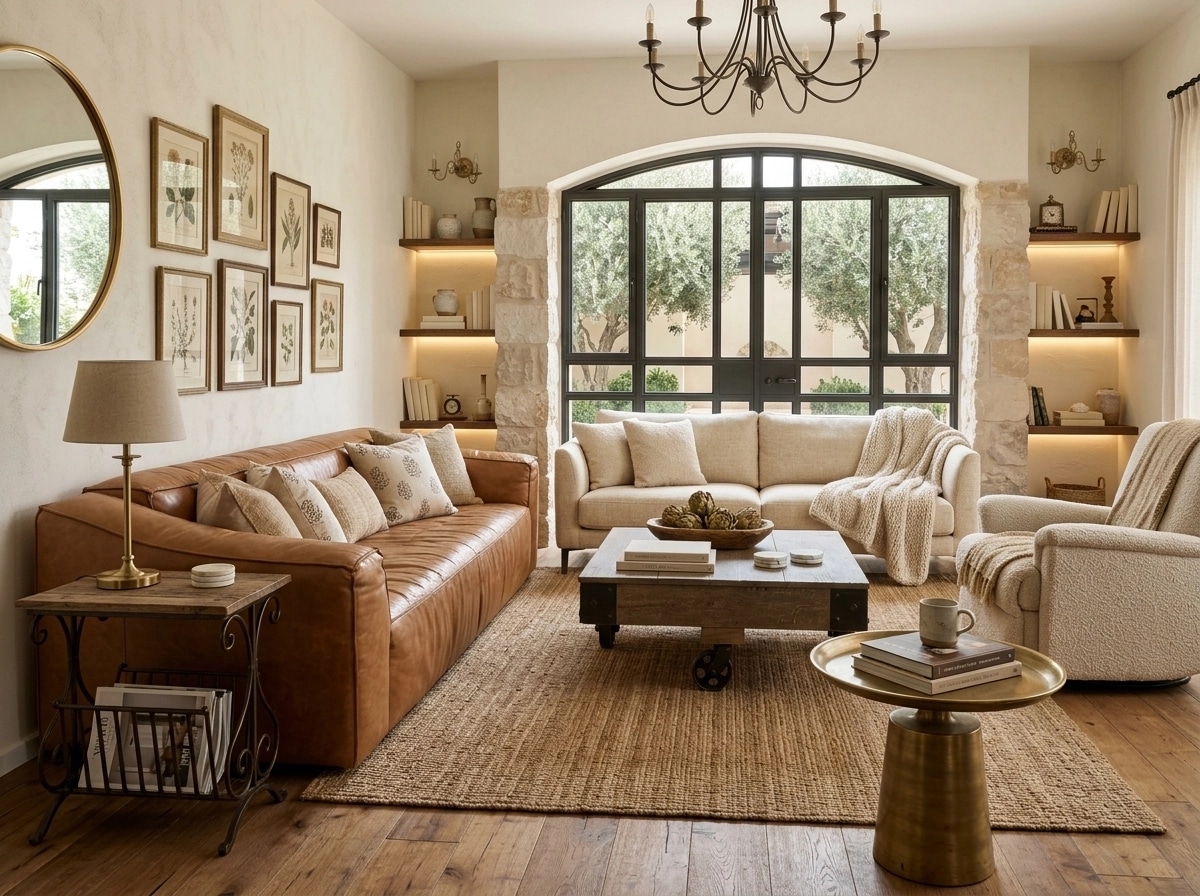 Modern Farmhouse Living Room design — interior photo by GenRoom AI
