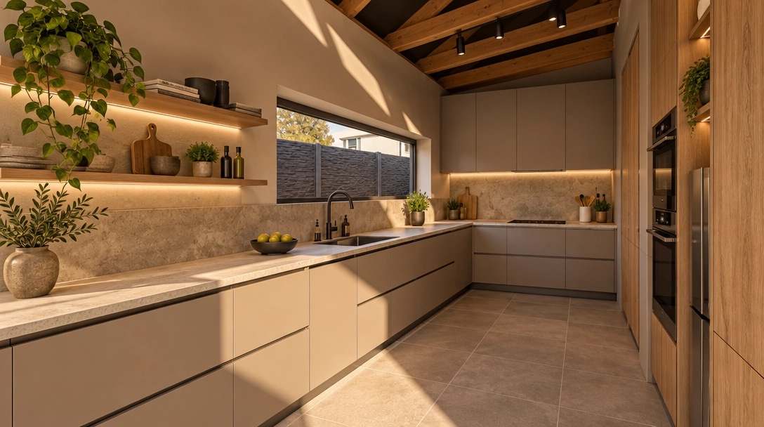 Contemporary Kitchen design — interior photo by GenRoom AI