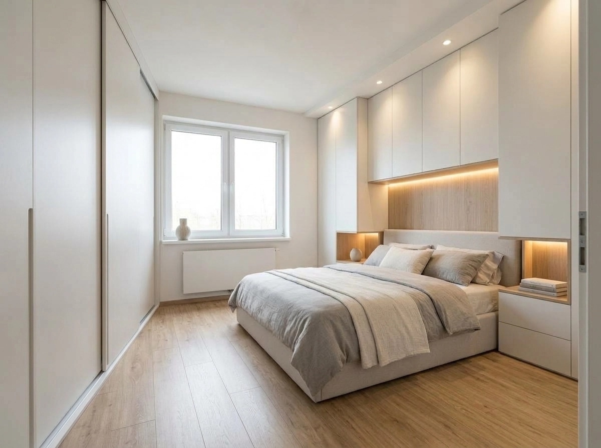 Minimalism Bedroom design — interior photo by GenRoom AI