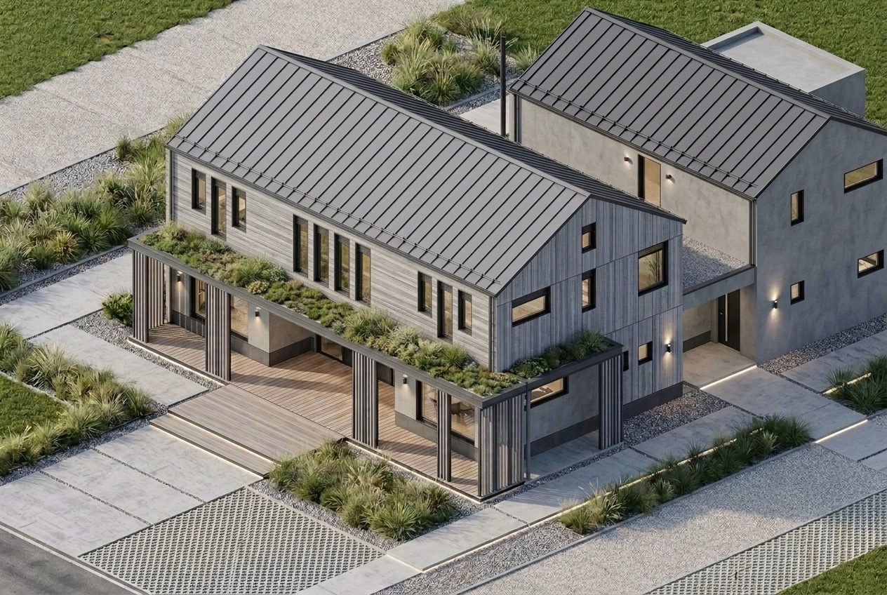 Contemporary Facade Facade design — facade photo by GenRoom AI