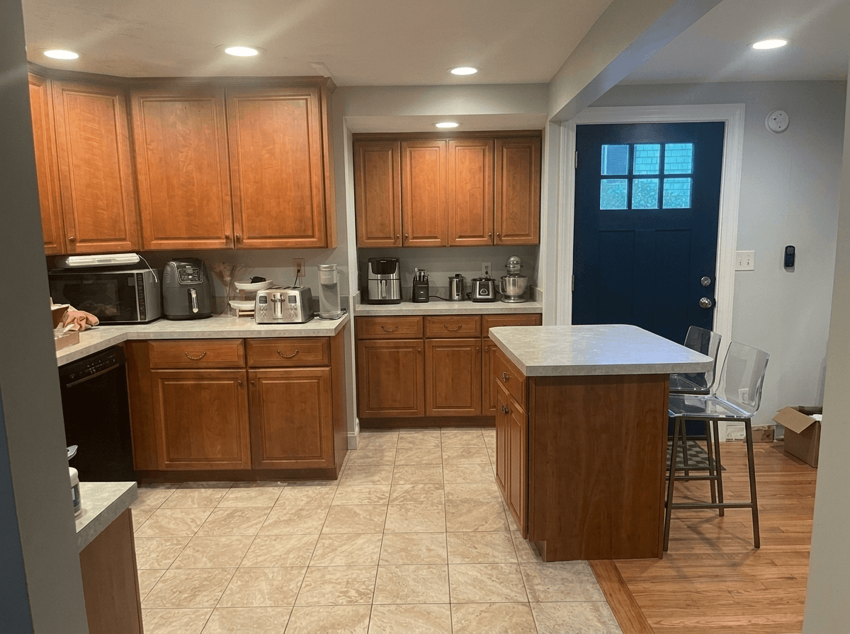 Kitchen interior in no_style style — photo by GenRoom AI