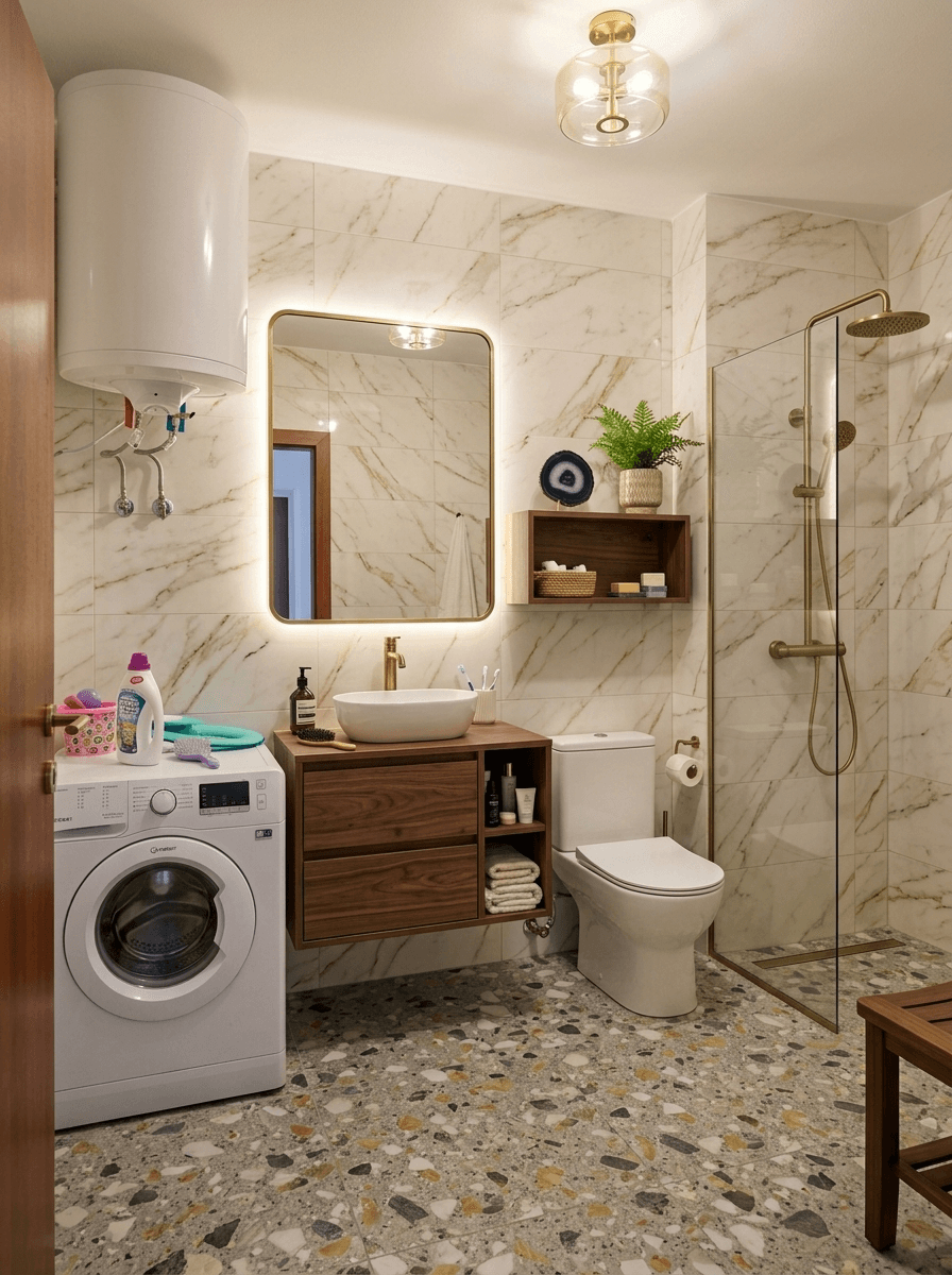 Bathroom interior in no_style style — photo by GenRoom AI