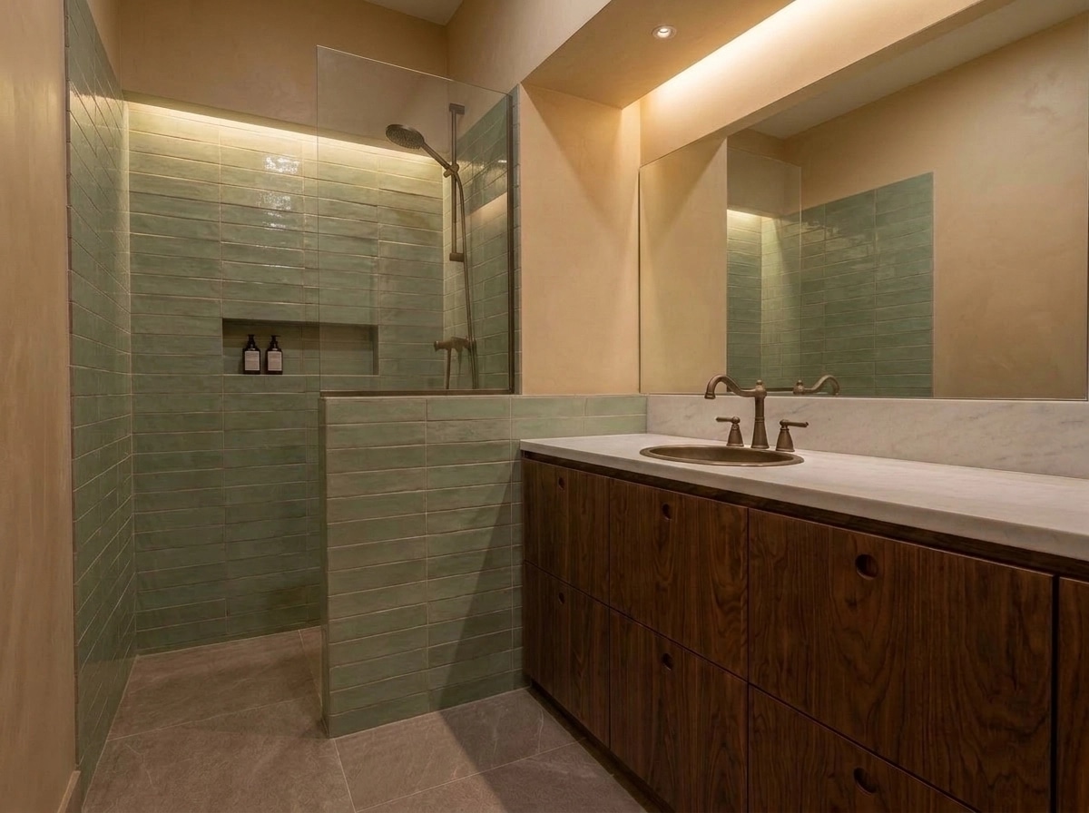 Bathroom interior in no_style style — photo by GenRoom AI