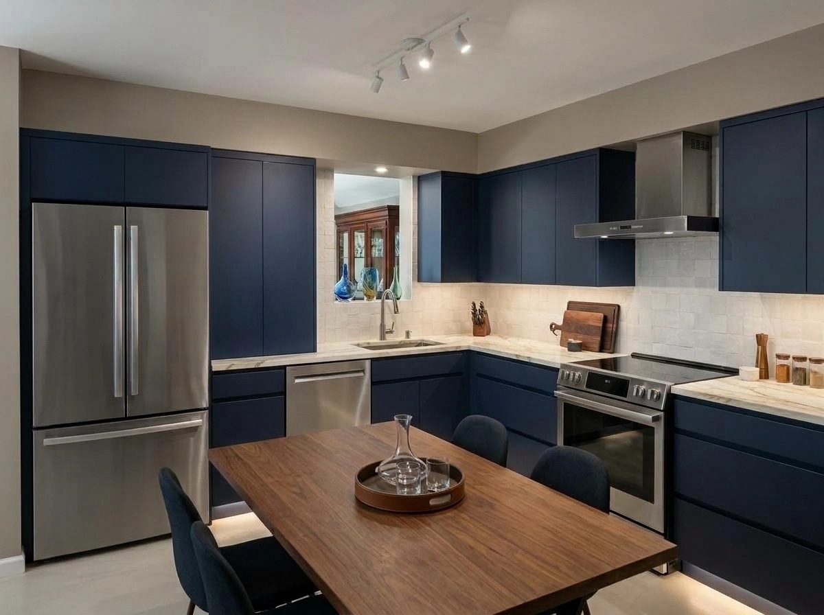 Kitchen interior in no_style style — photo by GenRoom AI