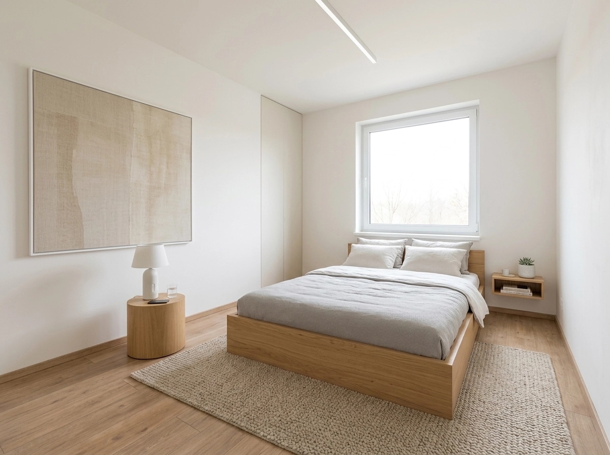 Minimalism Bedroom design — interior photo by GenRoom AI
