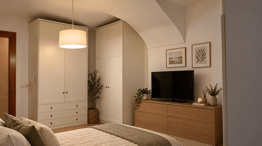 Interior design in Transitional style — Bedroom by GenRoom AI