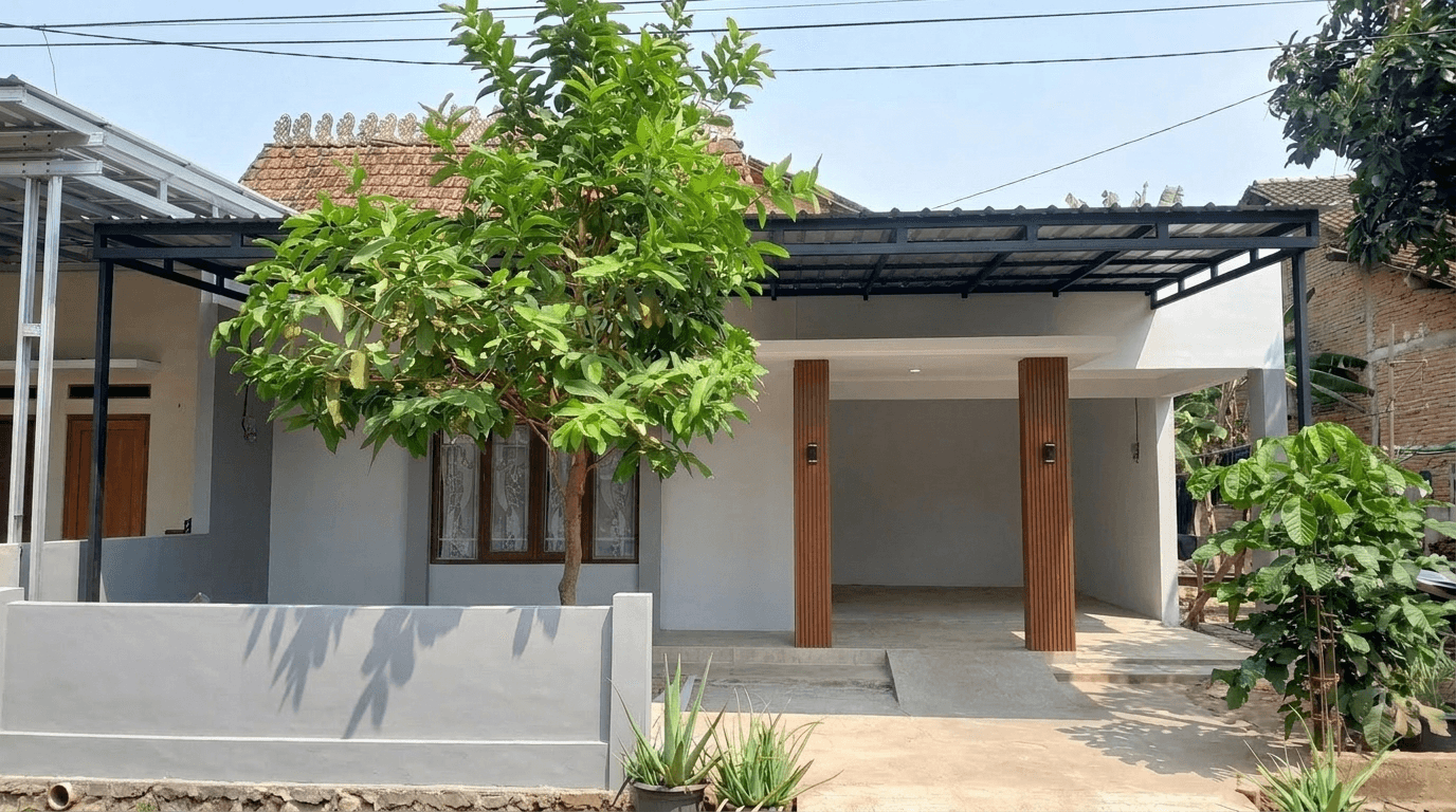 Facade design in no_style style — photo by GenRoom AI