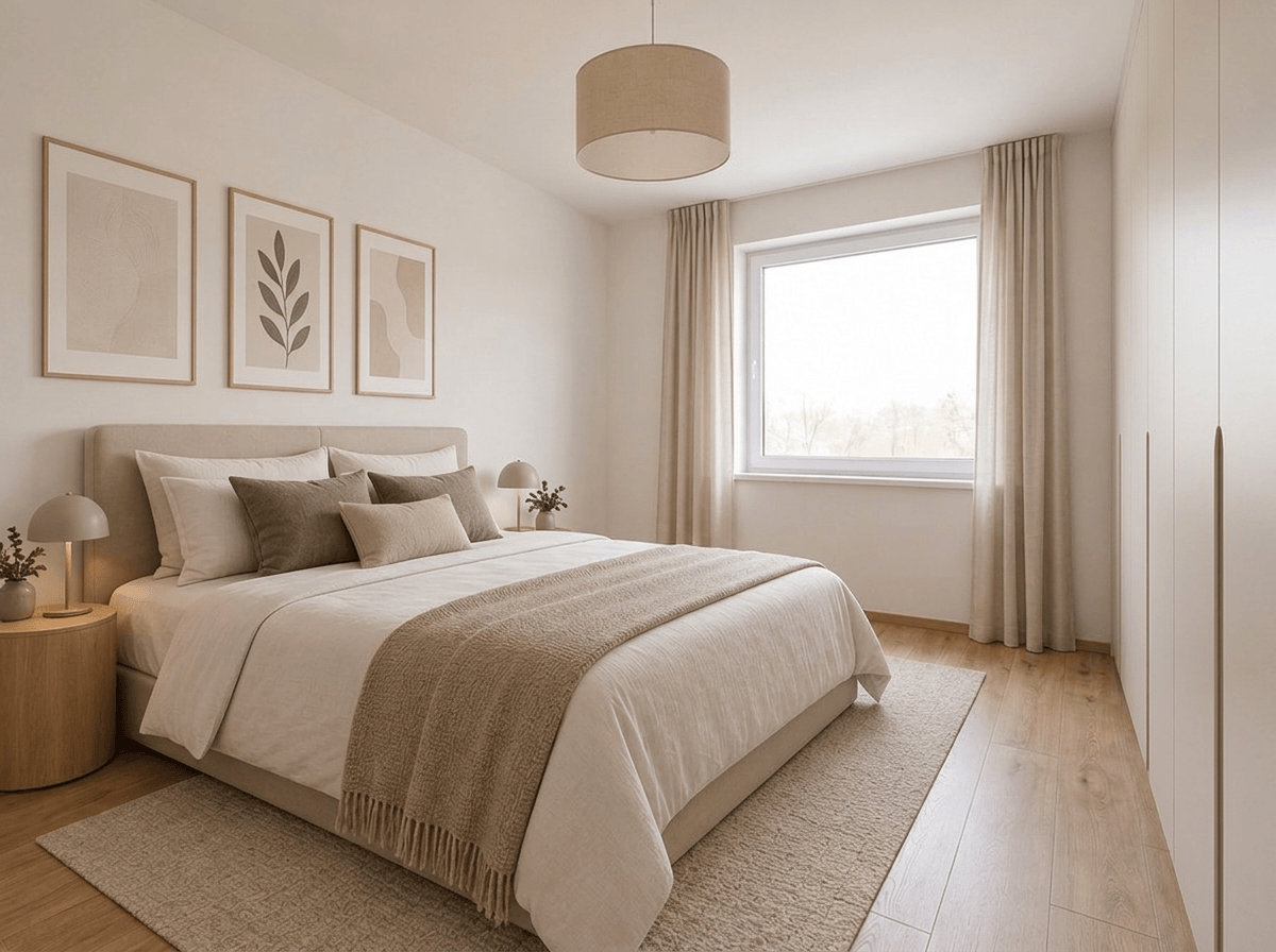 Interior design in Minimalism style — Bedroom by GenRoom AI