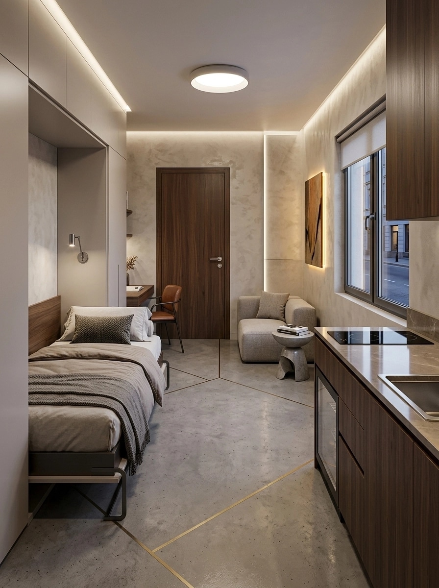 Interior design in Contemporary style — studio by GenRoom AI