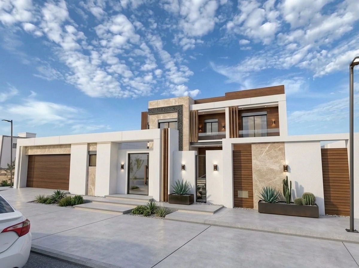 Contemporary Facade Facade design — facade photo by GenRoom AI