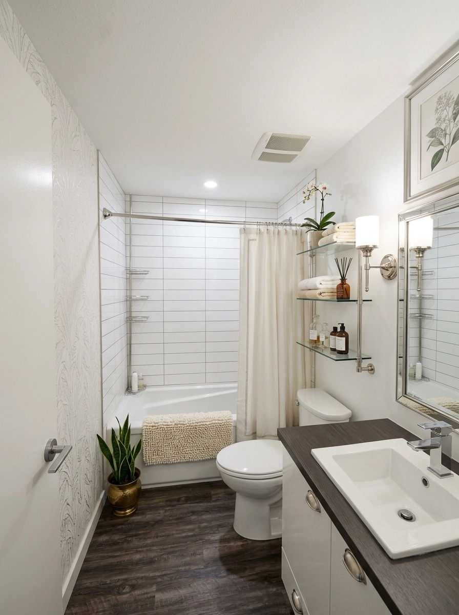 Bathroom interior in no_style style — photo by GenRoom AI
