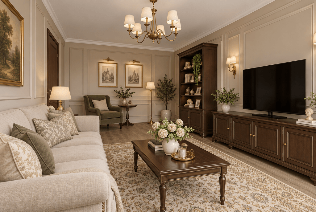 Interior design in Classic style — Living Room by GenRoom AI