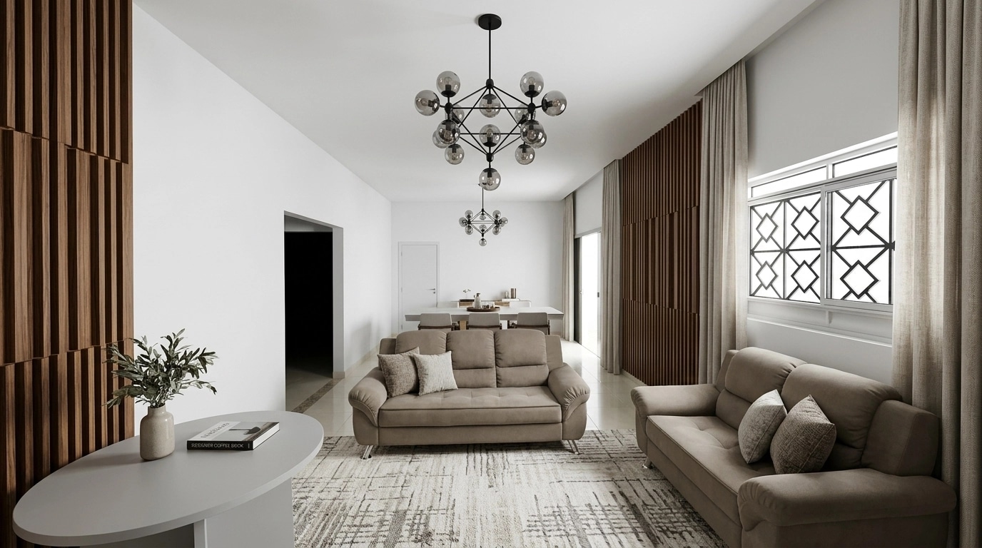 Interior design in Contemporary style — Living Room by GenRoom AI