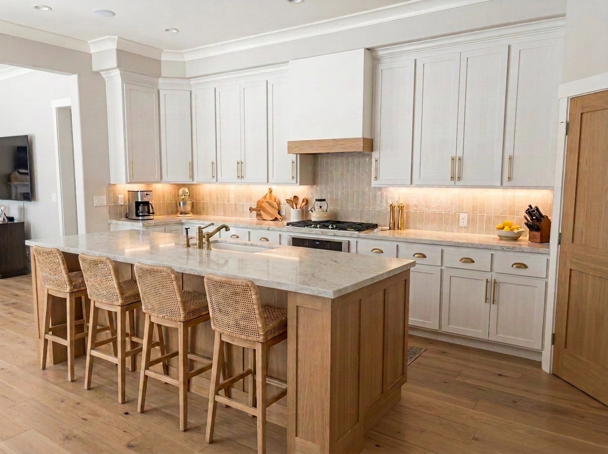 Modern Farmhouse Dapur design — interior photo by GenRoom AI