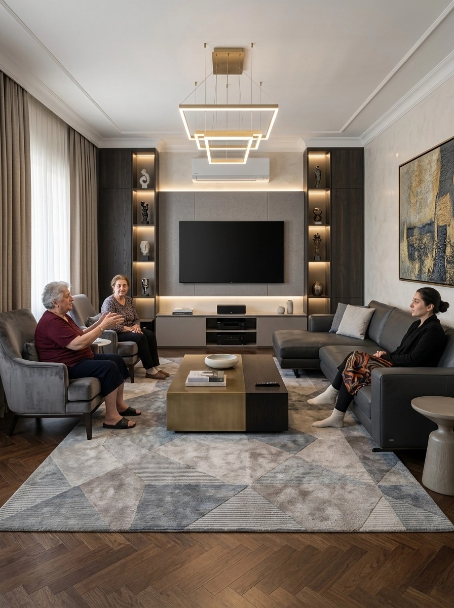Interior design in Contemporary style — Living Room by GenRoom AI