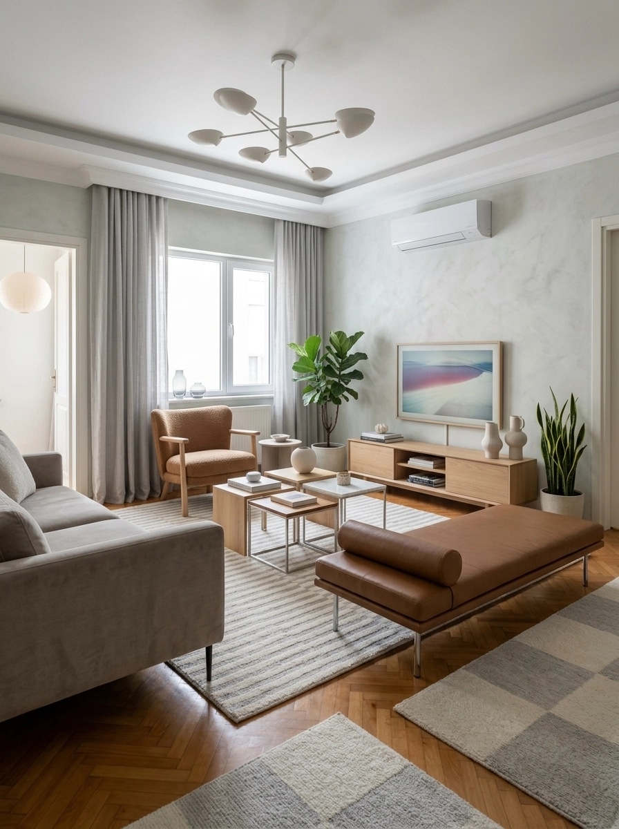 Interior design in Scandinavian style — Living Room by GenRoom AI
