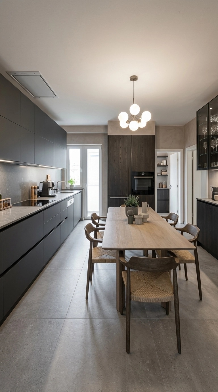 Kitchen interior in Contemporary style — photo by GenRoom AI