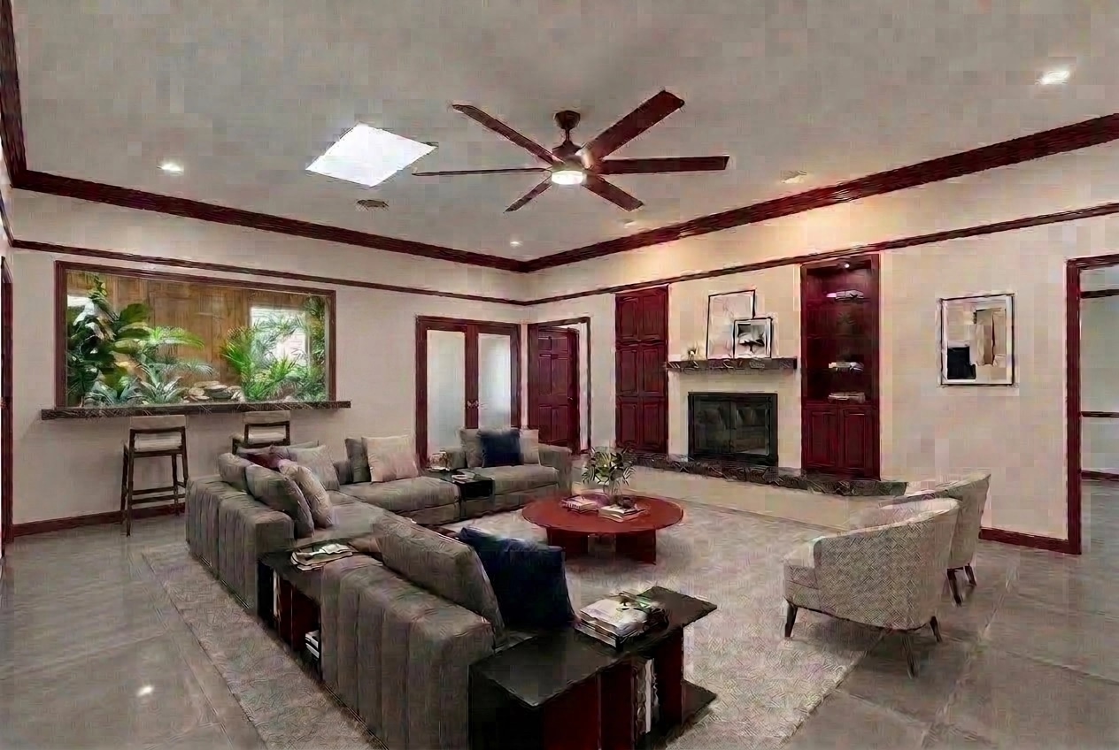 Interior design in Contemporary style — Living Room by GenRoom AI
