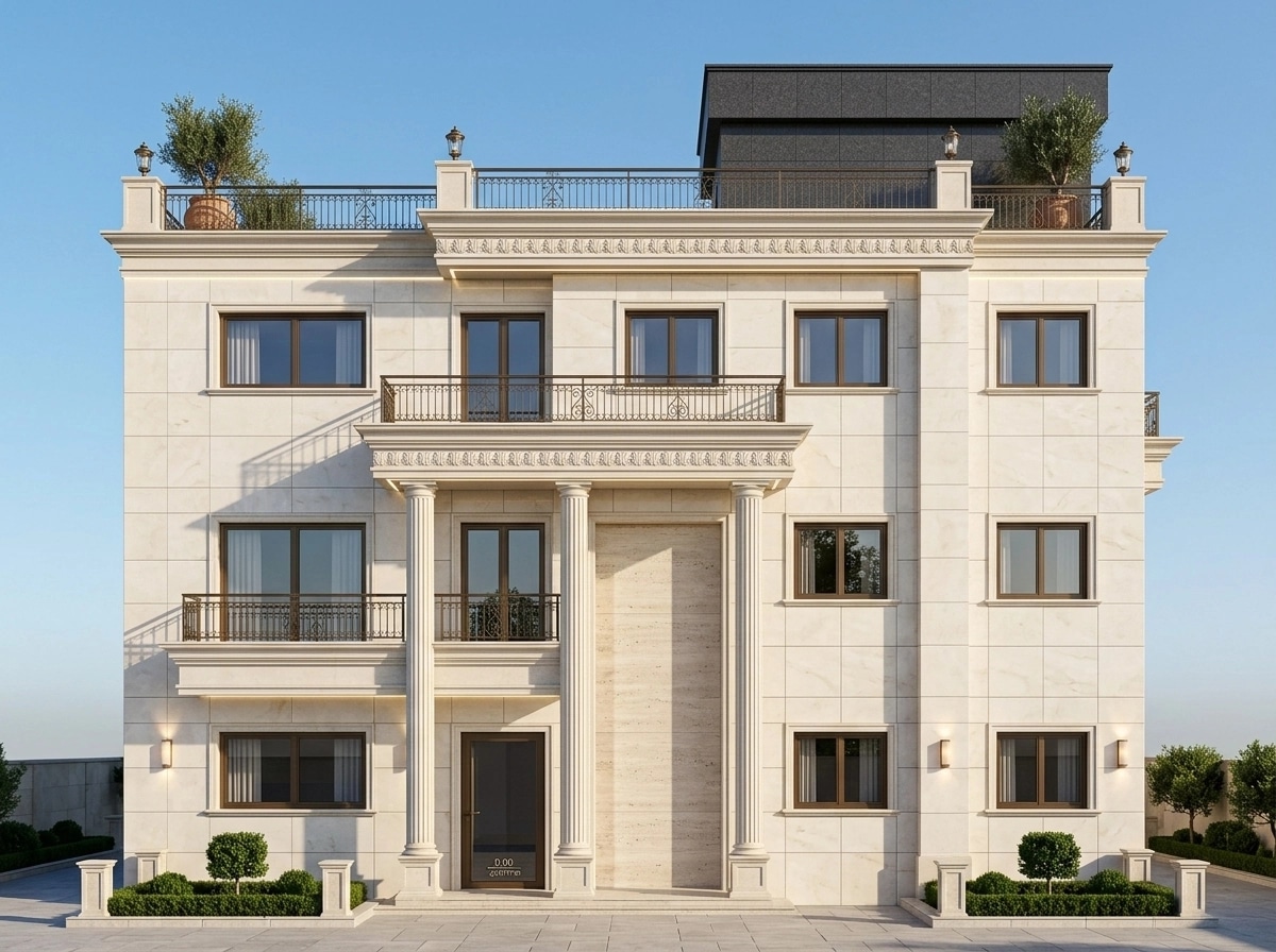 Classic Facade Facciata design — facade photo by GenRoom AI