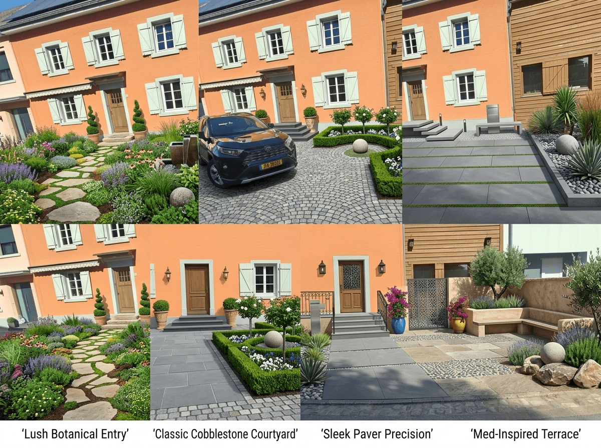 Yard design in no_style style — photo by GenRoom AI