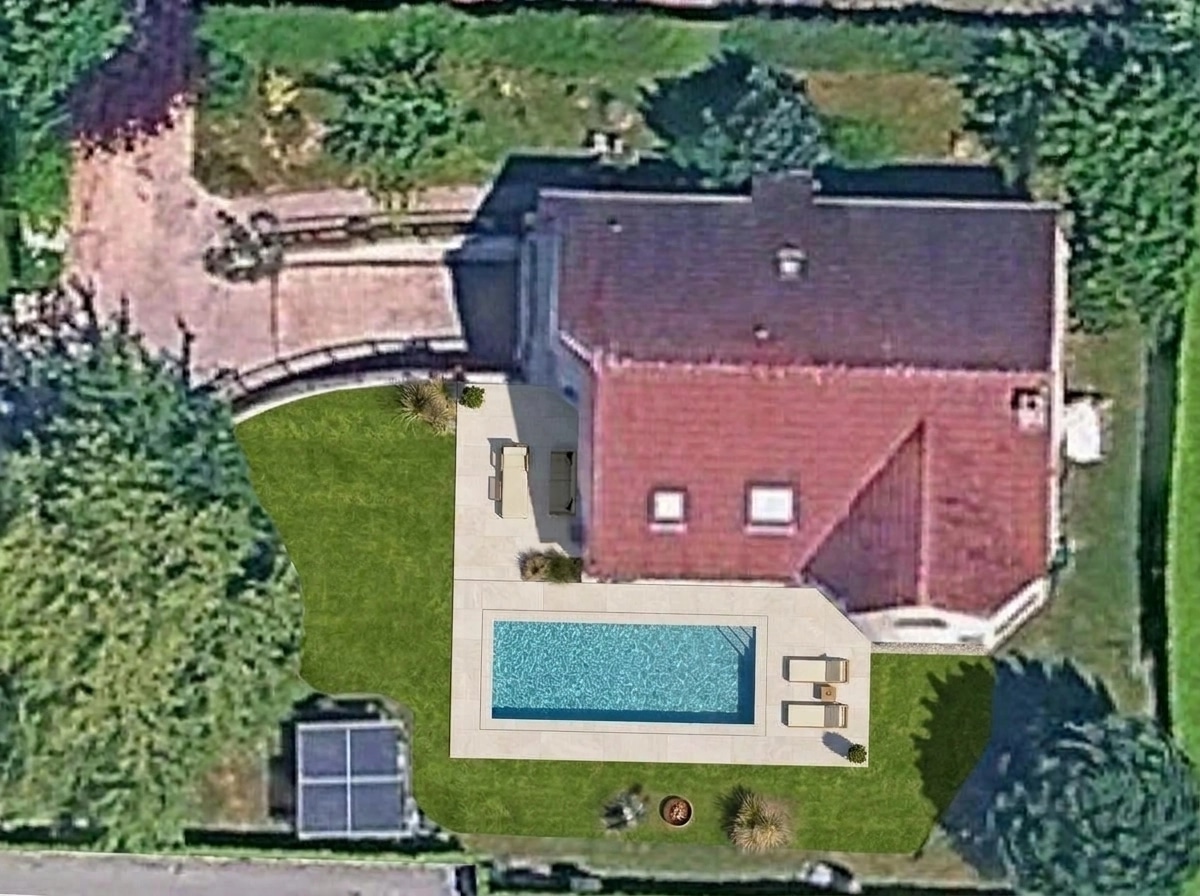 Yard design in no_style style — photo by GenRoom AI