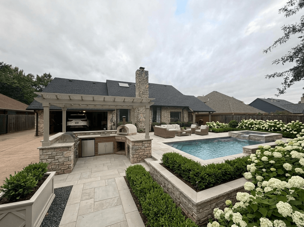 Yard design in no_style style — photo by GenRoom AI