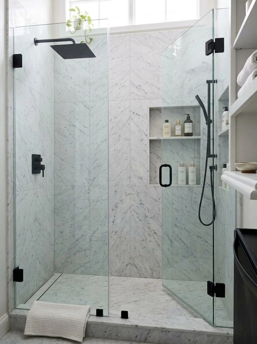 Minimalism Bathroom design — interior photo by GenRoom AI