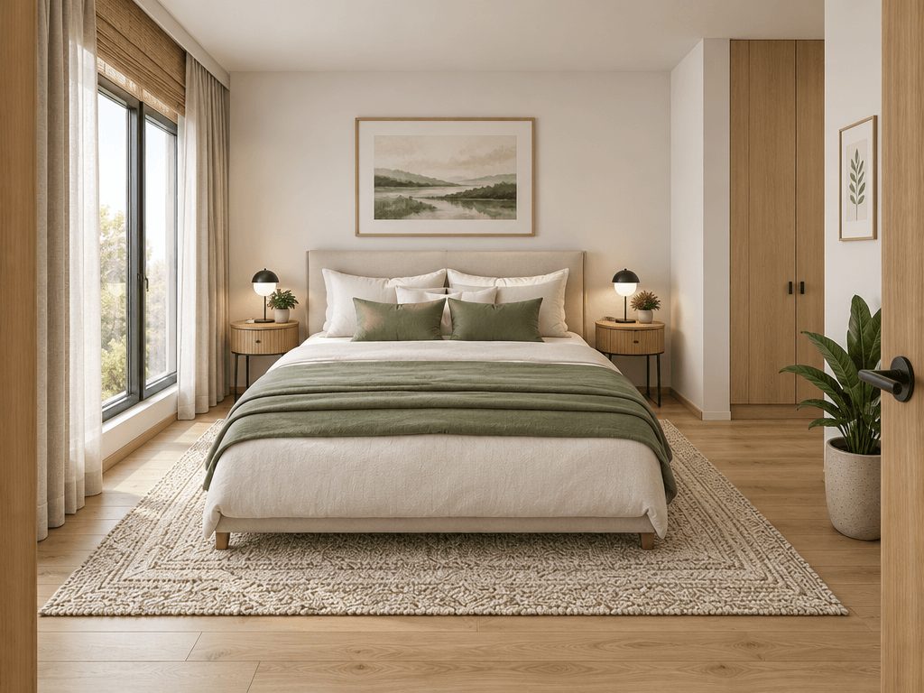 Interior design in Scandinavian style — Bedroom by GenRoom AI