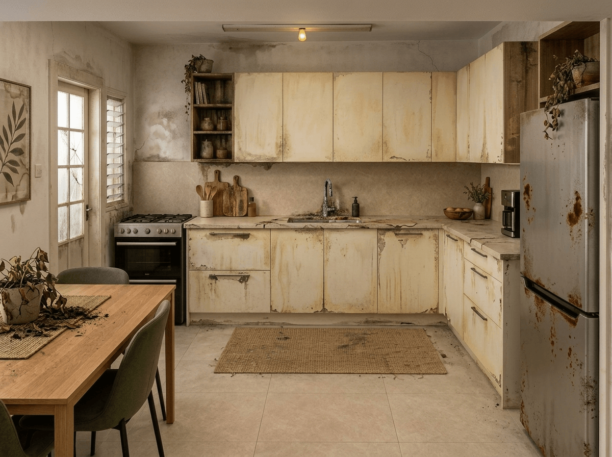 Kitchen interior in Contemporary style — photo by GenRoom AI
