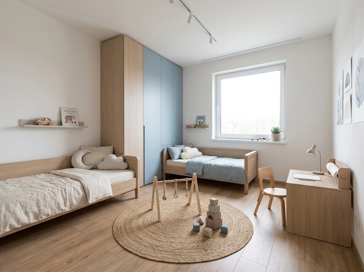 Minimalism Çocuk Odası design — interior photo by GenRoom AI