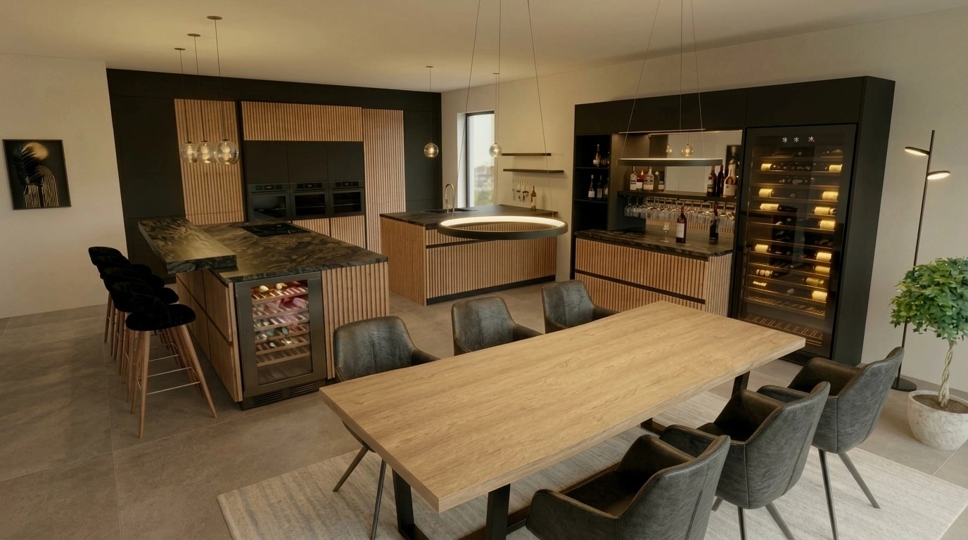 Kitchen interior in no_style style — photo by GenRoom AI
