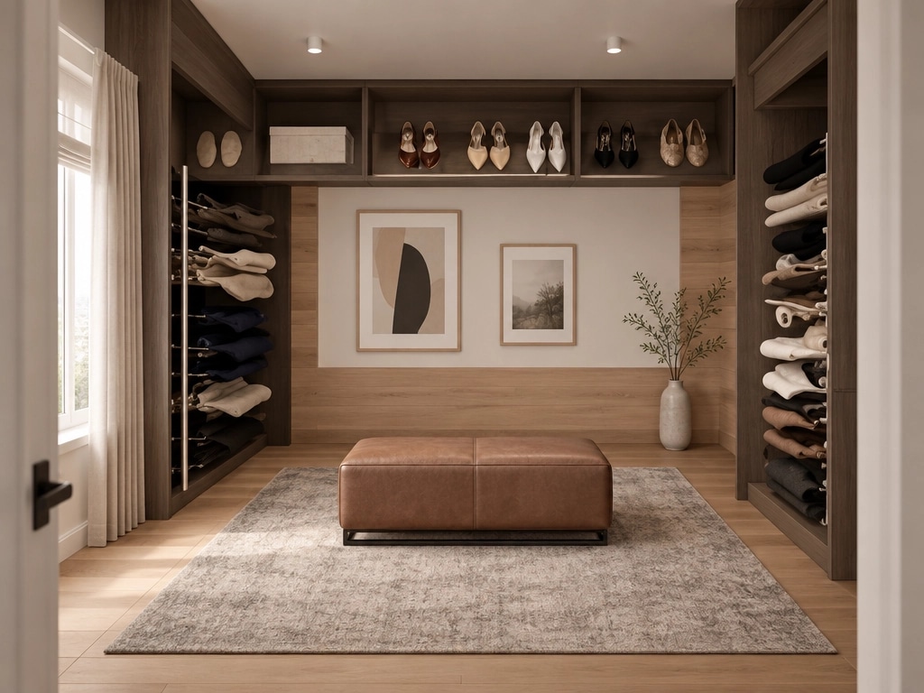 Design de interiores em estilo Scandinavian — Quarto por GenRoom AI