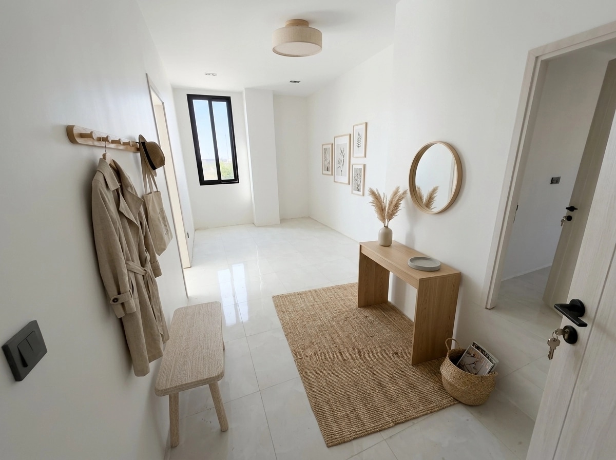 Interior design in Scandinavian style — Hallway by GenRoom AI
